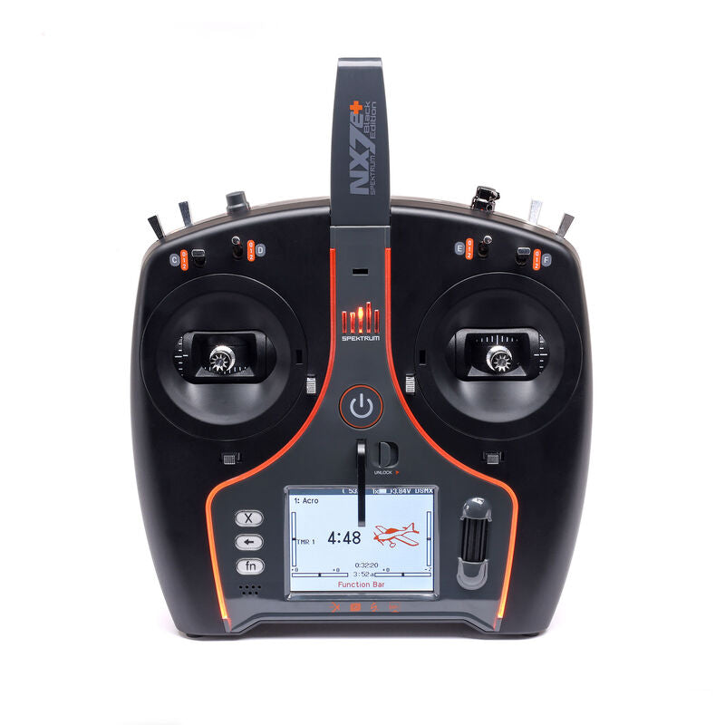 Spektrum RC NX7e+ 14-Channel DSMX Transmitter Only, Black Edition